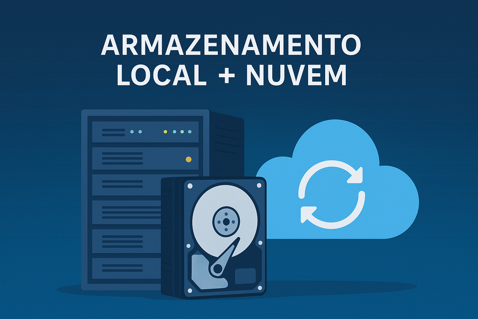 Armazenamento Local + Nuvem